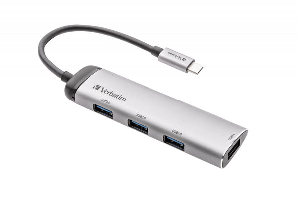 Verbatim USB-C Multiport Hub USB 3.2 Gen 1 (3.1 Gen 1) Type-C 5000 Mbit/s Grå