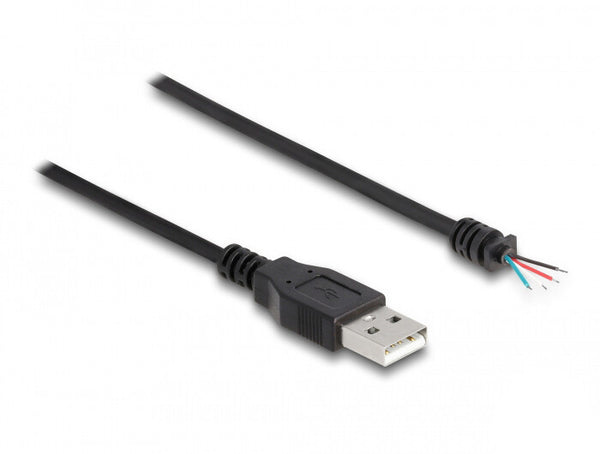 DeLOCK 64184 USB-kabel USB 2.0 1 m USB A Sort