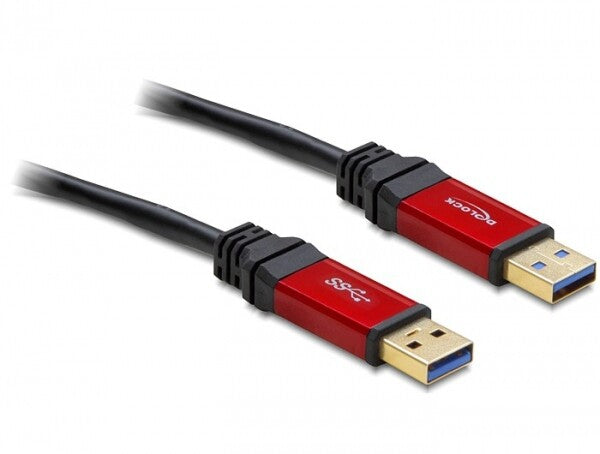 DeLOCK 3.0m USB 3.0 A USB-kabel USB 3.2 Gen 1 (3.1 Gen 1) 3 m USB A 5 Gbit/sek.