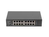 Lanberg RSGE-16 netværksswitch Ikke administreret Gigabit Ethernet (10/100/1000) 1U Sort