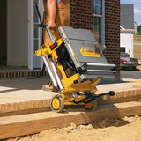 DeWALT DE7400-XJ geringssav stativ Aluminium, Sort, Gul 4 ben