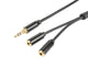 Prokord AUDIO-0008 lydkabel 0,5 m 3.5mm 2 x 3.5mm Sort