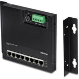 Trendnet TI-PG80F netværksswitch Ikke administreret Gigabit Ethernet (10/100/1000) Strøm over Ethernet (PoE)