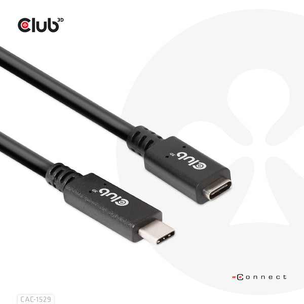 CLUB3D CAC-1529 USB-kabel USB 3.2 Gen 1 (3.1 Gen 1) 2 m USB C 5 Gbit/sek. 60 W Sort