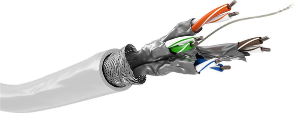 Goobay 94223 netværkskabel Hvid 100 m Cat6 S/FTP (S-STP)