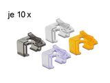 DeLOCK 86422 kabelholder Flerfarvet 40 stk