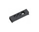 Bachmann 916.060 stikdåse 0,1 m 2 AC stikkontakt(er) Sort