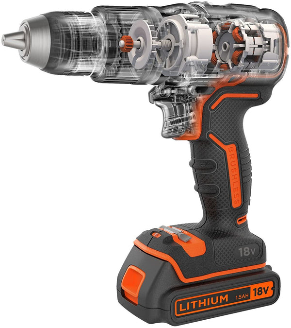 Black & Decker BL188KB-QW elektrisk skruetrækker & slagbor 1650 rpm Orange