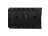 Lanberg WF01-6404-10B stativ 4U Vægmonteret stativ Sort