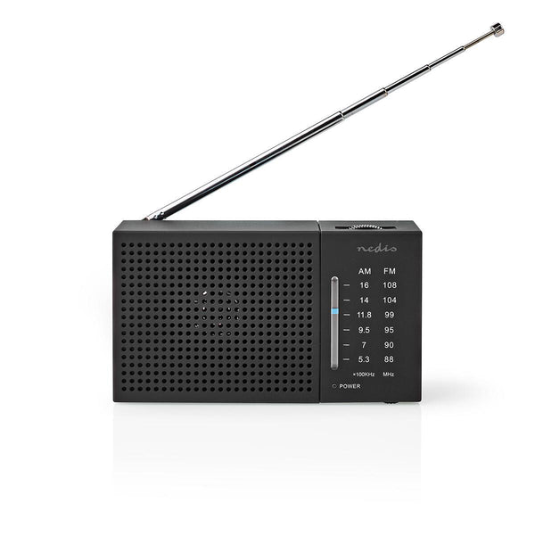 Nedis RDFM1200BK radio Bærbar Analog Sort