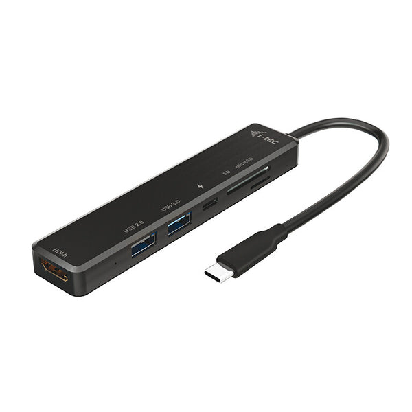 i-tec C31TRAVELEASYDOCKPD dockingstation Ledningsført USB 3.2 Gen 1 (3.1 Gen 1) Type-C Sort