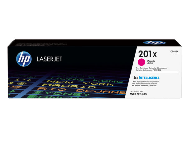 HP Original 201X LaserJet-tonerpatron med høj kapacitet, magenta
