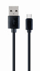 Cablexpert CC-USB2-AMCM-1M USB-kabel USB 2.0 USB A USB C 0,48 Gbit/sek. Sort