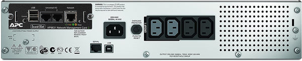 APC Smart-UPS 750VA UPS-enhed Interaktivt indgangsstik 0,75 kVA 500 W 4 AC stikkontakt(er)