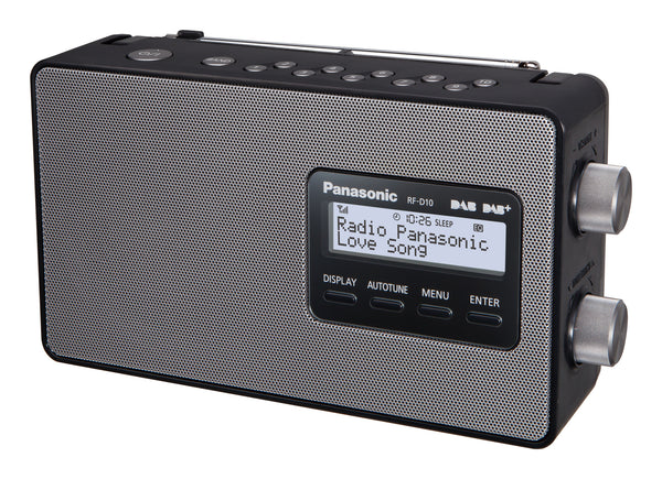 Panasonic RF-D10 Personligt Digital Sort