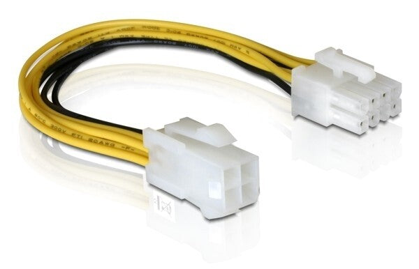 DeLOCK Cable PCI Express Power 8pin EPS > 4pin ATX/P4 Flerfarvet 0,15 m