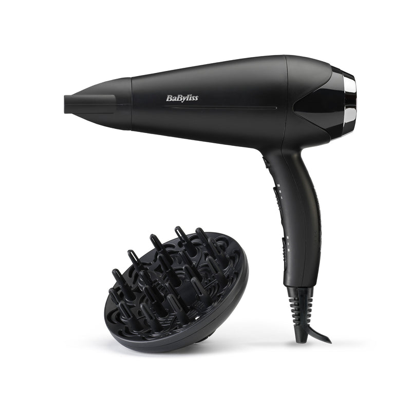 BaByliss D572DE hårtørrer 2200 W Sort