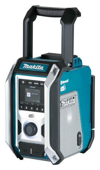 Makita DMR115 radio Arbejdsområde Sort, Blå