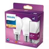 Philips Filament pære matteret 40 W A60 E27 x 2