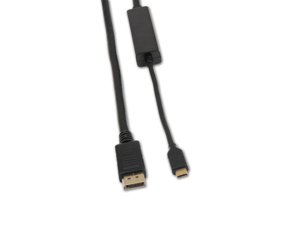 Prokord UTC-DP-1M videokabel adapter USB Type-C HDMI Sort