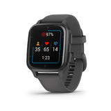 Garmin Venu Sq 2 3,56 cm (1.4") AMOLED 40 mm Digital Berøringsskærm Grå GPS (satellit)