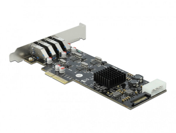 DeLOCK 89008 interface-kort/adapter Intern PCIe, SATA, USB 3.2 Gen 1 (3.1 Gen 1)