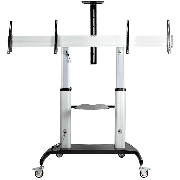 StarTech.com STNDMTVDUO tv-beslag 152,4 cm (60") Sort, Sølv