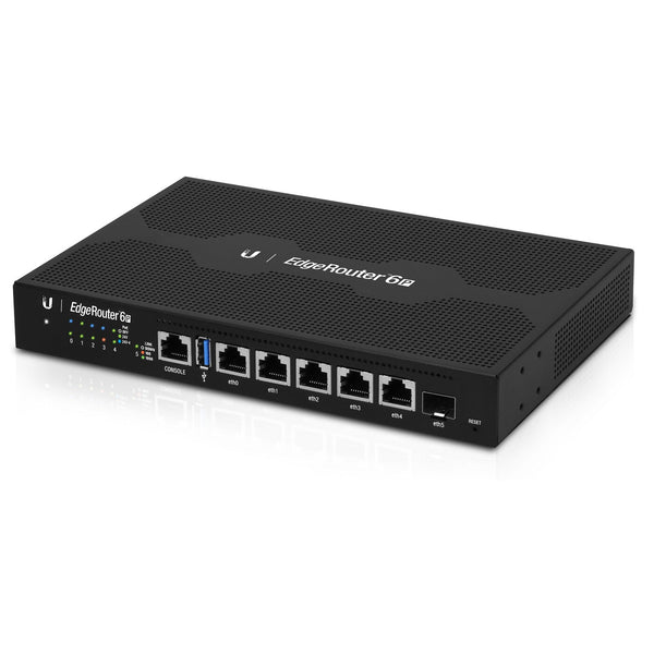 Ubiquiti EdgeRouter 6P kabelforbundet router Gigabit Ethernet Sort