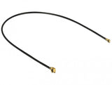 DeLOCK 89648 koaxial kabel 1.13 0,2 m MHF (I-PEX) MHF IV/ HSC MXHP32 Sort, Guld