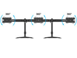 Multibrackets 1312 skærmbeslag og -stativer 81,3 cm (32") Skrivebord Sort