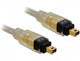 DeLOCK FireWire A/A, 1.0m 1 m Grå