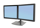 Ergotron DS Series DS100 Dual Monitor Desk Stand, Horizontal 61 cm (24") Skrivebord Sort