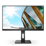 AOC U27P2CA computerskærm 68,6 cm (27") 3840 x 2160 pixel 4K Ultra HD LED Sort
