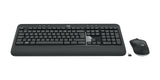 Logitech 920-008676 tastatur Mus inkluderet Universel RF trådløst AZERTY Fransk Sort