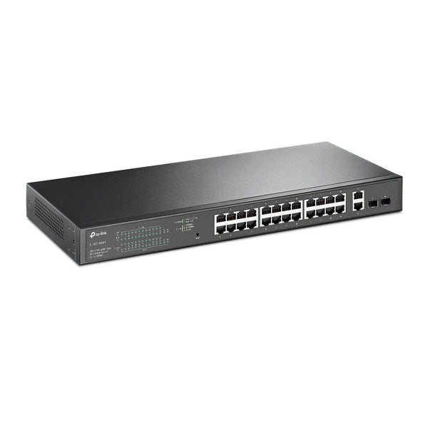 TP-Link TL-SG1428PE netværksswitch Administreret L2 Gigabit Ethernet (10/100/1000) Strøm over Ethernet (PoE) 1U Sort