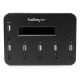 StarTech.com USBDUP15 kopienhed til digital medie USB flash drev duplikator Sort 5 Kopier