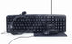 Gembird KBS-UO4-01 tastatur Mus inkluderet Kontor USB QWERTY US engelsk Sort