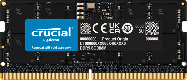 Crucial CT16G48C40S5 hukommelsesmodul 16 GB 1 x 16 GB DDR5 262-pin SO-DIMM