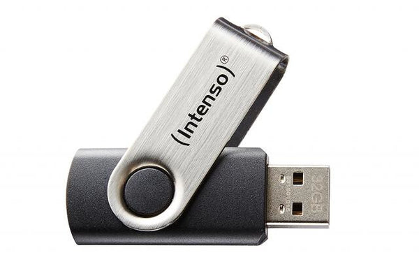 Intenso Basic Line USB-nøgle 64 GB USB Type-A 2.0 Sort, Sølv