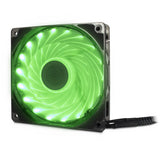 Inter-Tech L-12025 Aura Computerkabinet Ventilator 12 cm Sort