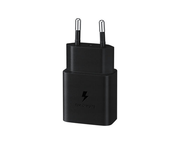 Samsung EP-T1510NBEGEU oplader til mobil enhed Universel Sort Vekselstrøm Hurtig opladning Indendørs