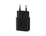 Samsung EP-T1510XBEGEU oplader til mobil enhed Universel Sort Vekselstrøm Hurtig opladning Indendørs