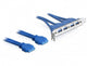 DeLOCK 2 x USB 3.0 19-pin - 4 x USB 3.0-A