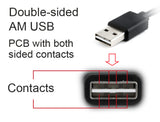 Gembird CC-MUSB2D-1M USB-kabel USB 2.0 USB A Micro-USB A Sort