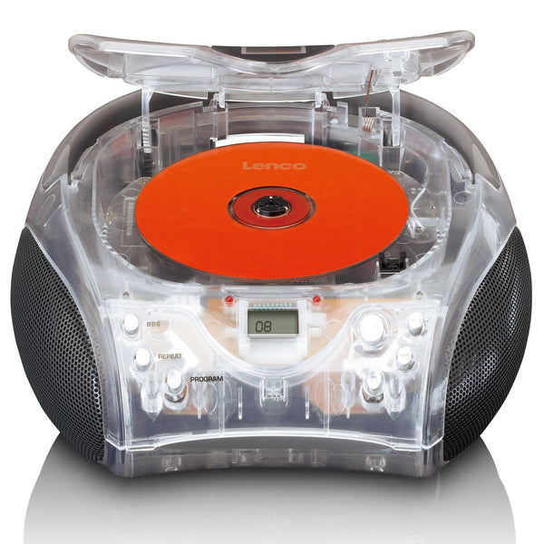 Lenco SCD-24TR radio Bærbar Digital Transparent
