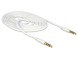 DeLOCK 83441 lydkabel 2 m 3.5mm Hvid