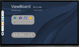 Viewsonic IFP7562 skilte display Interaktivt fladpanel 190,5 cm (75") LED Wi-Fi 350 cd/m² 4K Ultra HD Sort Berøringsskærm Indbygget processer Android