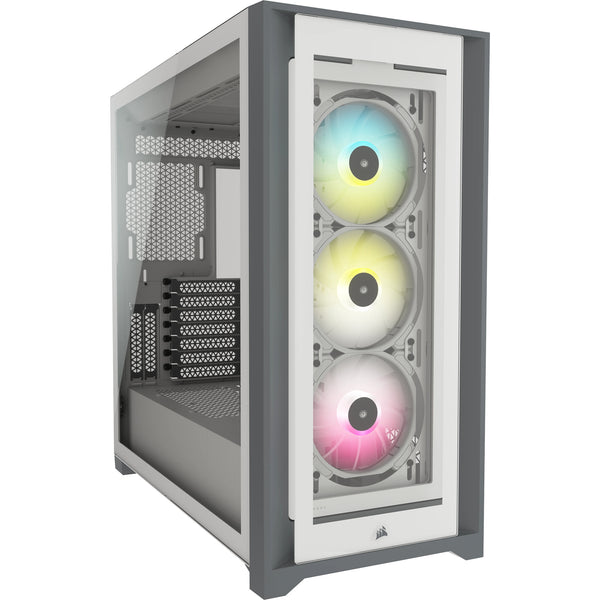 Corsair iCUE 5000X RGB Midi Tower Hvid