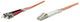 Intellinet 3m LC/ST InfiniBand og fiberoptisk kabel Orange