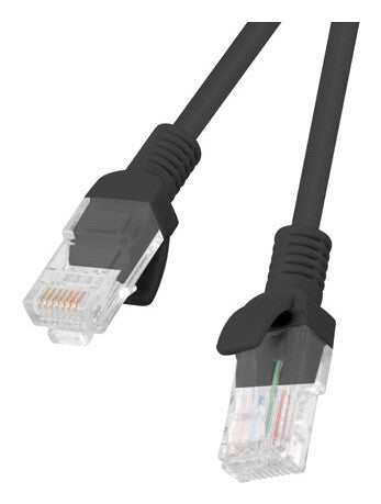 Lanberg PCU5-10CC-0025-BK netværkskabel Sort 0,25 m Cat5e U/UTP (UTP)